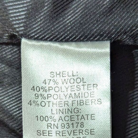 House Of Harlow 1960 Burnt Brown Wool Blend Long Peacoat Women's XS - Picture 8 of 8